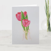 Red Tulip-kaart Kaart (Voorkant)