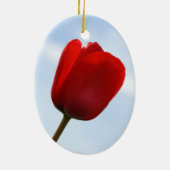 Red Tulip Ornament (Achterkant)