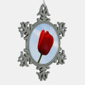 Red Tulip Ornament (Links)
