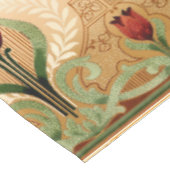 Red Tulip-patroon in Mission Style Tafelkleed (Gekanteld)