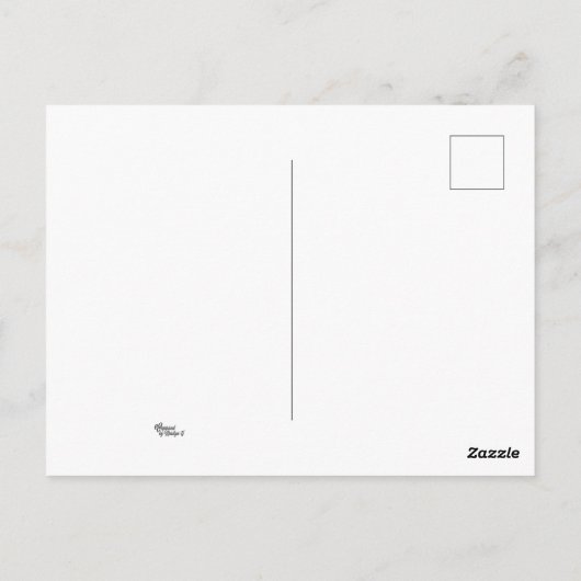 Red Tulip Post Card Briefkaart (Achterkant)