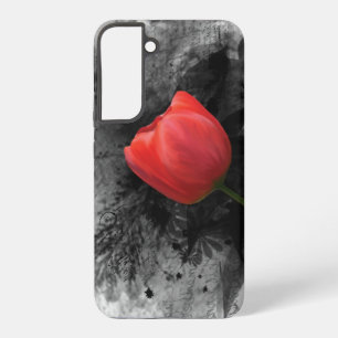 Red Tulip Samsung Galaxy Hoesje