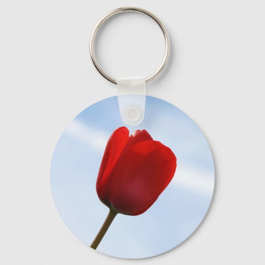 Red Tulip Sleutelhanger (Voorkant)