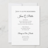 Red Tulip Spring viering van het leven begrafenis Kaart (Achterkant)