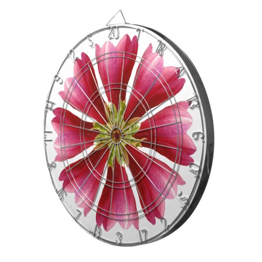 Red Tulip Tree Dartbord (Voorkant Rechts)