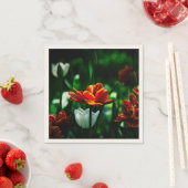 Red Tulip - Zijne Majesteit de Koning Servetten (Insitu)