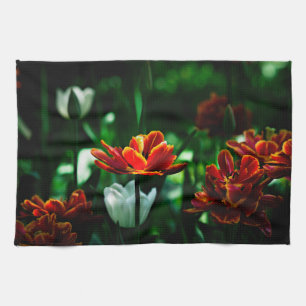 Red Tulip - Zijne Majesteit de Koning Theedoek