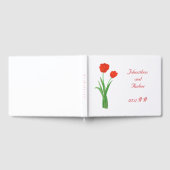  Red Tulips aangepast Guestbook Gastenboek (Volledig)