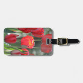 Red Tulips Bagagelabel op maat (Voorkant horizontaal)