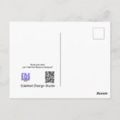 Red Tulips Field en Red White Tulips DIY Briefkaar Briefkaart (Achterkant)