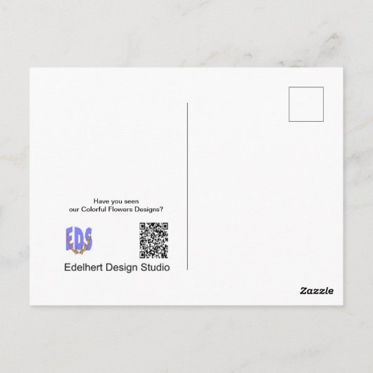 Red Tulips Field en Red White Tulips DIY Briefkaar Briefkaart (Achterkant)