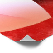 Red Tulips Floral Abstract Poster (Hoek)