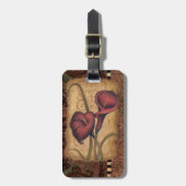 Red Tulips II Bagagelabel (Voorkant verticaal)