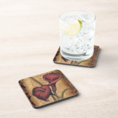 Red Tulips II Drankjes Onderzetter (Rechterzijde)