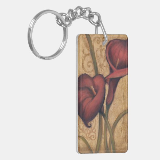 Red Tulips II Sleutelhanger (Voorkant Links)