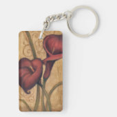 Red Tulips II Sleutelhanger (achterkant)