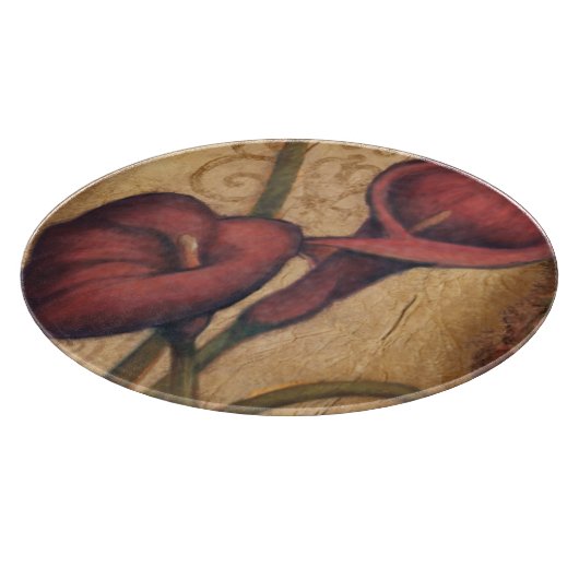 Red Tulips II Snijplank (Hoek)