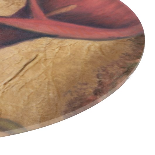 Red Tulips II Snijplank (Hoek)