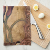 Red Tulips II Theedoek (Quarter Fold)