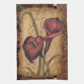 Red Tulips II Theedoek (Verticaal)