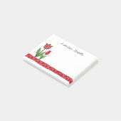 Red Tulips op maat Post-it® Notes (Schuin)