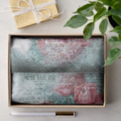 Red Tulips Ostrich Feather Ephemeral-ontkoppeling Tissuepapier (Geschenk)