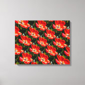 Red Tulips Patroon Canvas Afdruk (Voorkant)