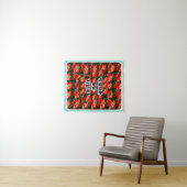 Red Tulips Patroon Wandkleed (In Situ (horizontaal))