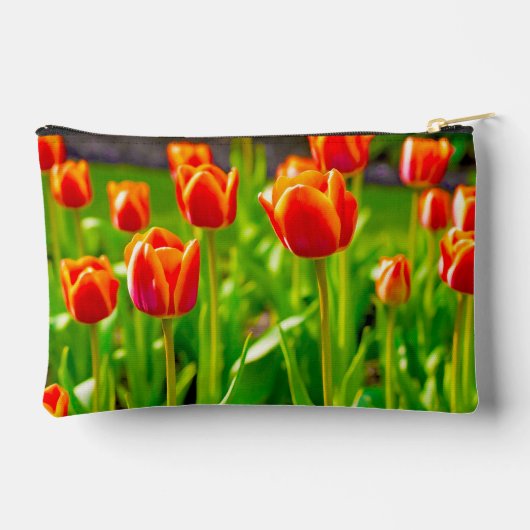 Red Tulips Pouch Etui (Achterkant)
