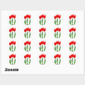 Red Tulips Sticker (Vel)
