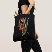 Red Tulp Flower Canvas tas (Dichtbij)