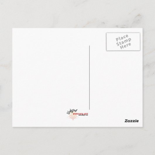 Red Tulp Macro Flower Custom-Briefkaart Briefkaart (Achterkant)