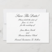 Red Tulp slaat de datum op Save The Date (Achterkant)