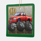 Red_Tundra Keramisch Ornament (Links)