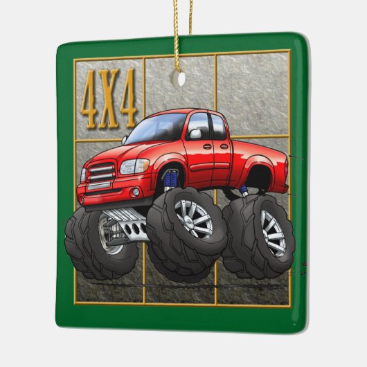 Red_Tundra Keramisch Ornament (Links)