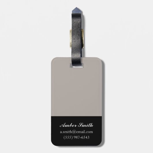 Red Turban 2012 Bagagelabel (Achterkant verticaal)