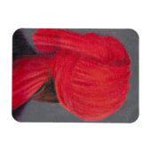 Red Turban op grijs 2014 Magneet (Horizontaal)