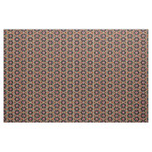 Red Turquoise Yellow Oranje Mandala Star Pattern Stof (Yard (91,4 cm))