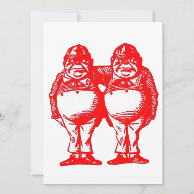 Red Tweedle Dee & Tweedle Dum (Voorkant)