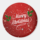 Red Twinkle Merry Kerstmis, Magneet (Voorkant)