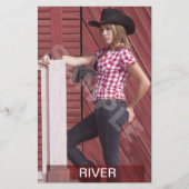 Red Two Sided Headshot Zed Kaart/Comp Kaart (Voorkant)