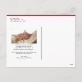 Red Typography Snowflakes Merry Kerstfoto Feestdagenkaart (Achterkant)