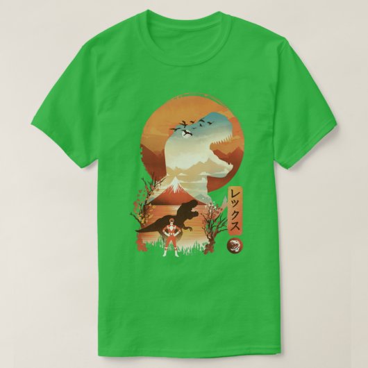 Red Ukiyo e T-shirt (Design voorkant)