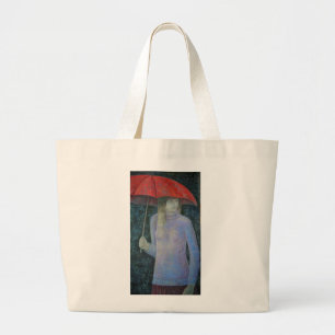 Red Umbrella 2013 Grote Tote Bag