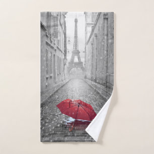 Red Umbrella Handdoek
