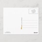 Red Umbrella Tree Briefkaart (Achterkant)