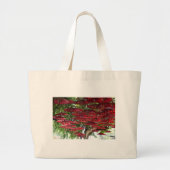 Red Umbrellas in the Sky - Asian Tote Bag (Voorkant)