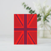 Red Union Jack Briefkaart (Staand voorkant)