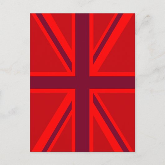 Red Union Jack Briefkaart (Voorkant)