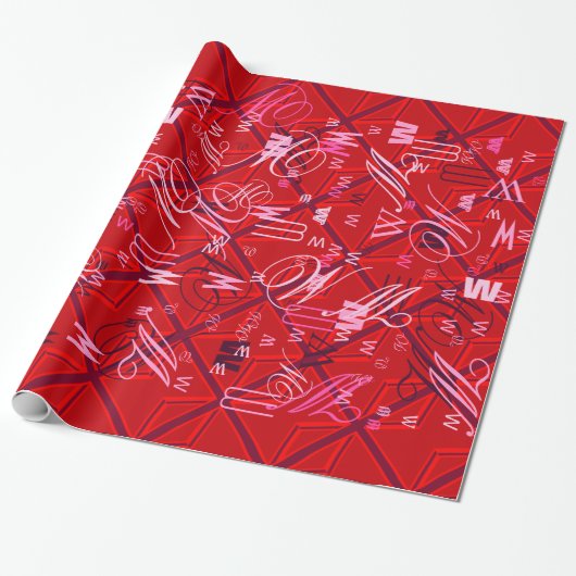 Red Union Jack Cadeaupapier (Uitgerold)